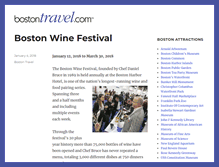 Tablet Screenshot of bostontravel.com